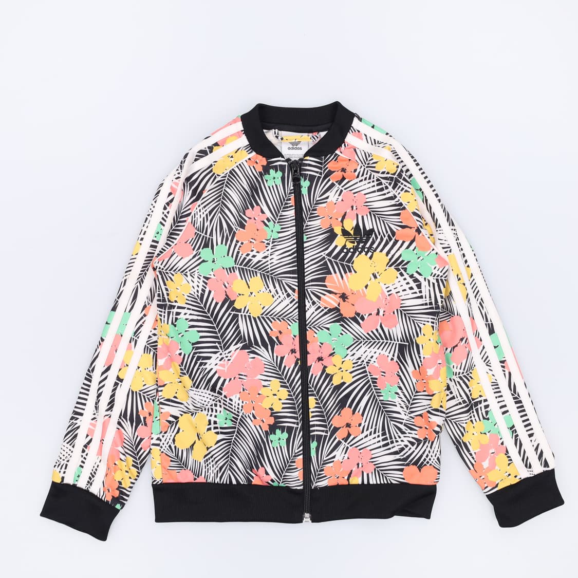[130] 아디다스 키즈 플로럴 프린트 저지 집업 0114J 상품이미지1