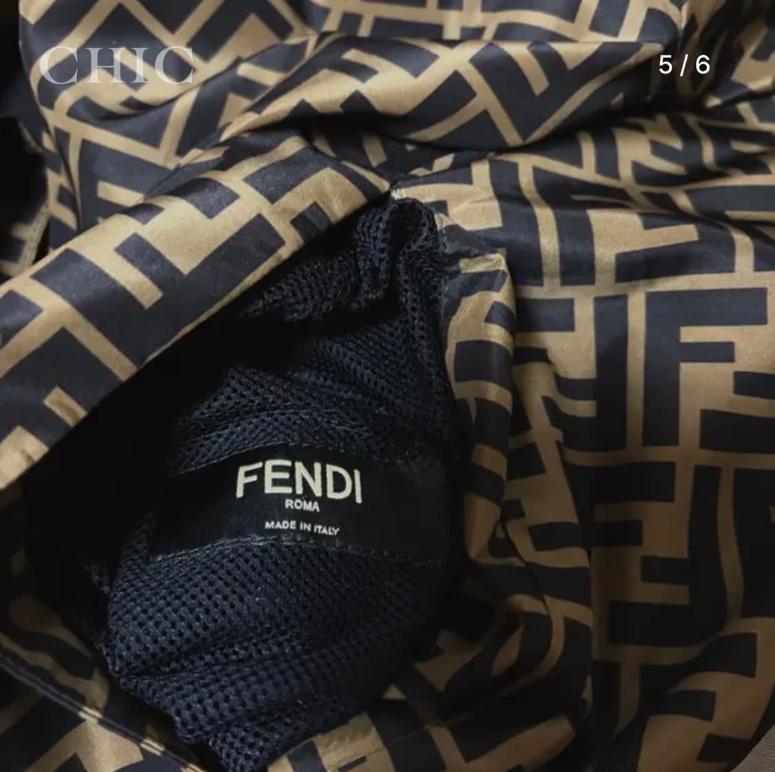 펜디 리버서블 나일론 바람막이 상품이미지5