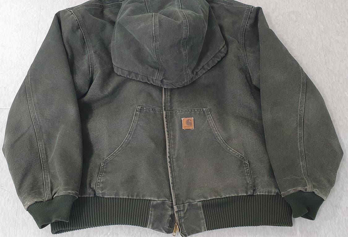 칼하트 j130 MOS 샌드스톤 액티브 후드 자켓 xxl 상품이미지4