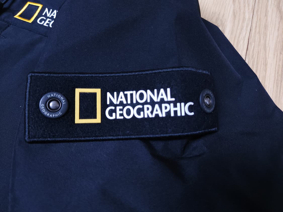 내셔널지오그래픽 타슬란 배색 바람막이 점퍼, 윈드브레이커 상품이미지5