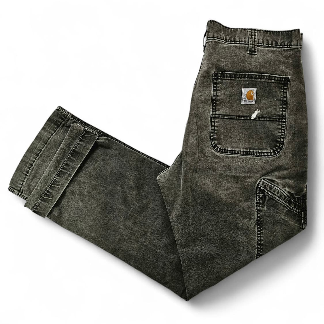 [34][칼하트] OG 릴렉스핏 파이브 포켓 페인트 워크팬츠 페이드 블랙 상품이미지3