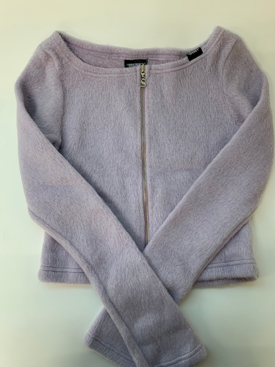 SPUNKY 보라색 가디건 & 치마 세트 판매 상품이미지3