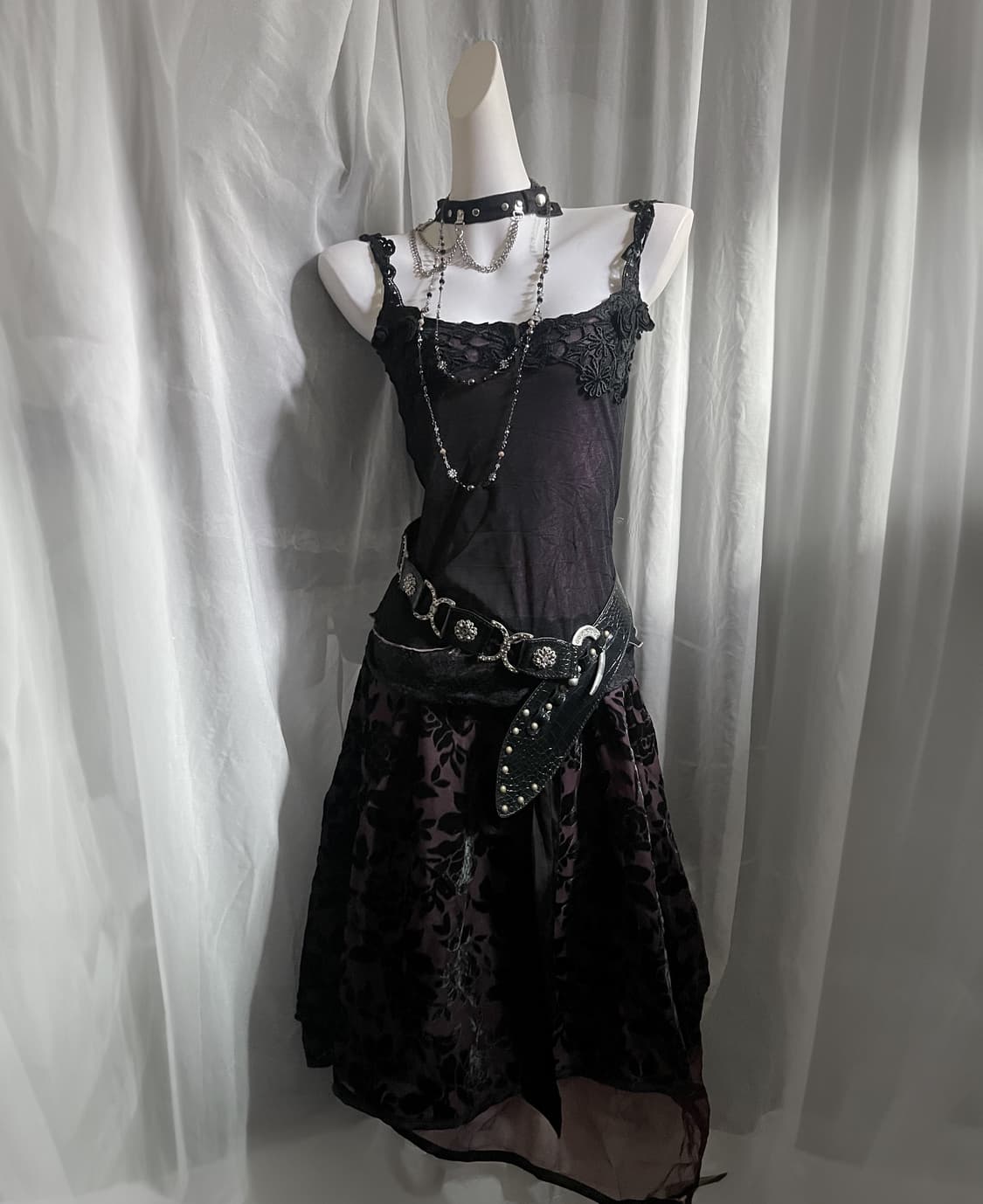 Axes  femme 엑시즈팜 로즈 고딕 스커트 상품이미지4