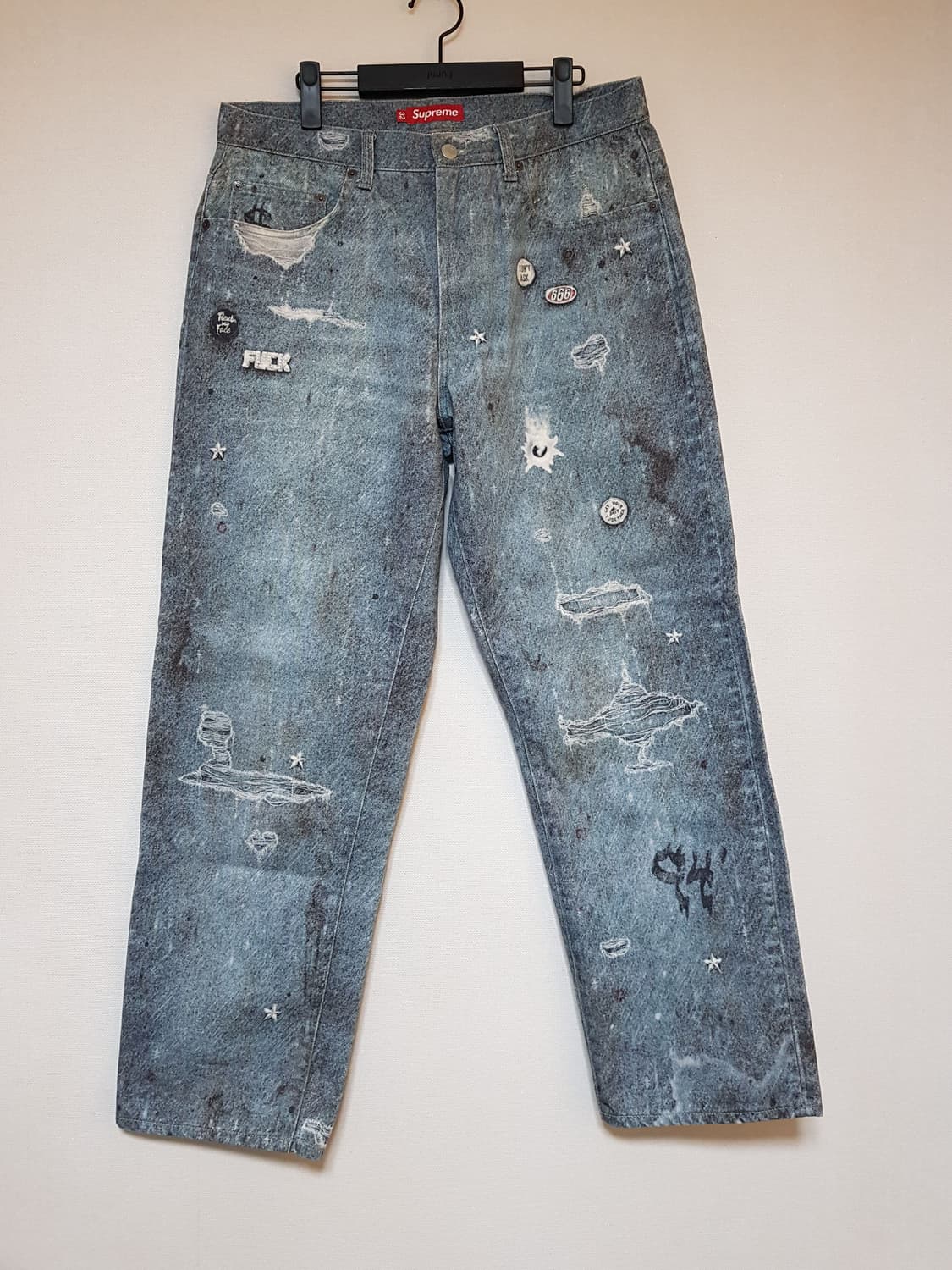 슈프림 HJR 트롱프뢰유 루즈핏 진 데님 팬츠 24FW 상품이미지2
