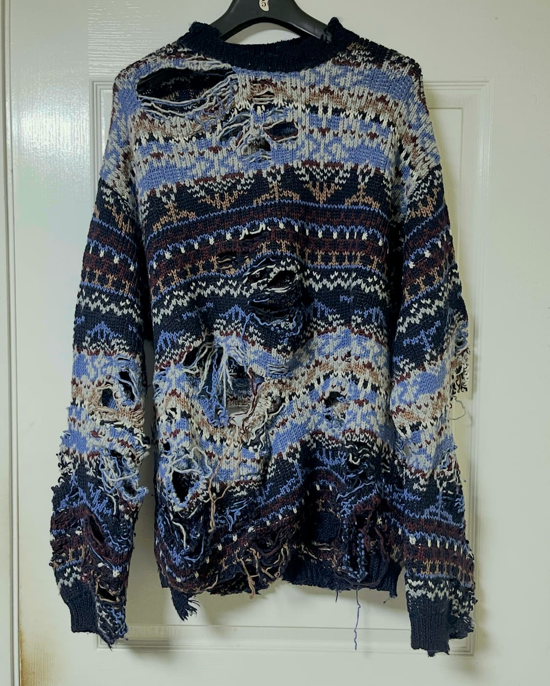 발렌시아가 디스트로이드 니트 s 상품이미지3