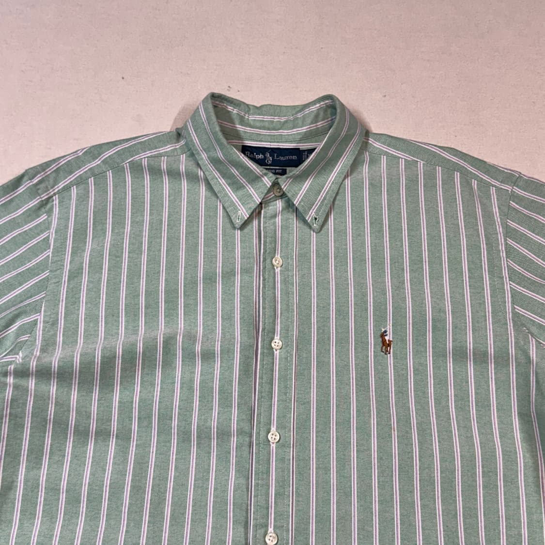 XL) 폴로 랄프로렌 스트라이프 옥스포드 셔츠 상품이미지3