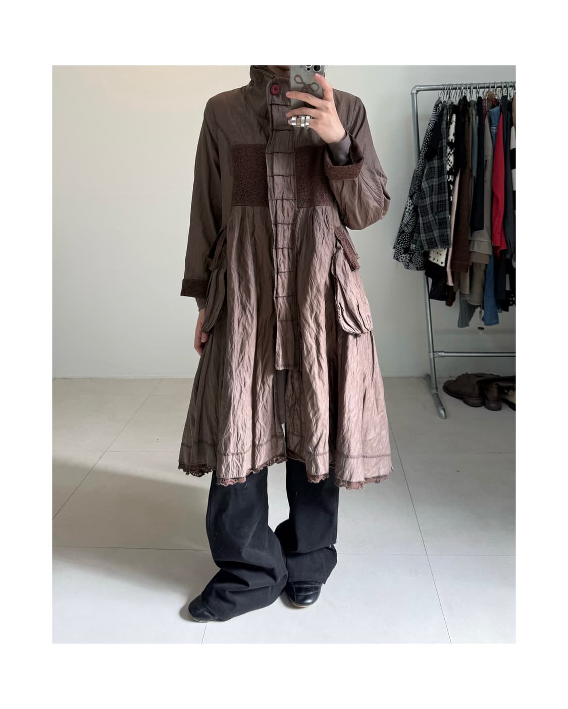 빈티지 셔링 자켓 상품이미지5