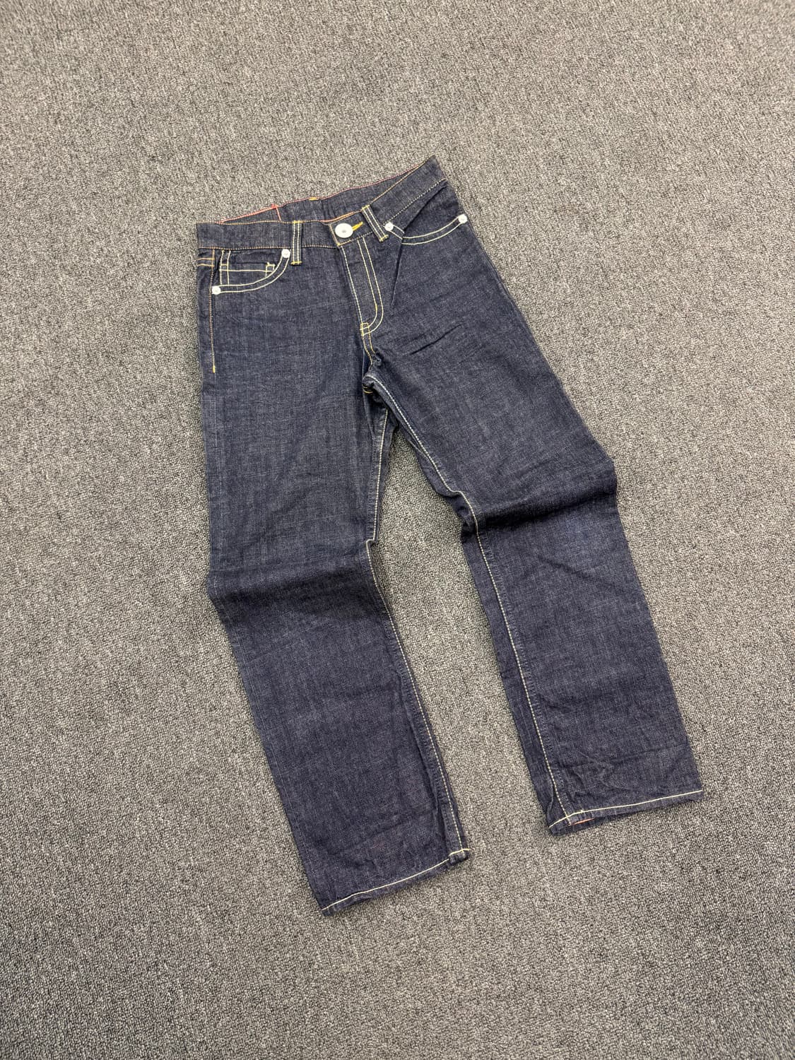 CO&LU 빈티지 페인팅 데님팬츠 힙합팬츠 상품이미지1