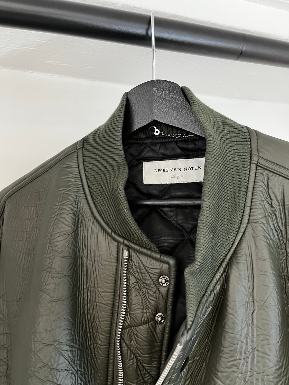 드리스 반 노튼 크링클 봄버 자켓  상품이미지3