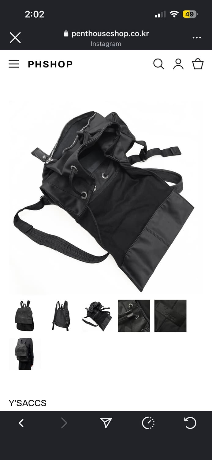 Y’SACCS 더플 백팩 상품이미지3