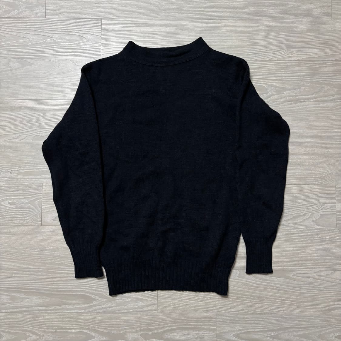 us navy gob sweater 미해군 모크넥 니트 스웨터 상품이미지1