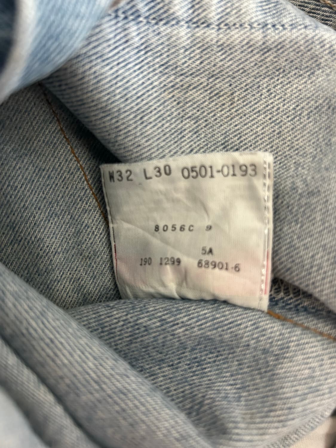 90s 빈티지 리바이스 501 리메이크 상품이미지5