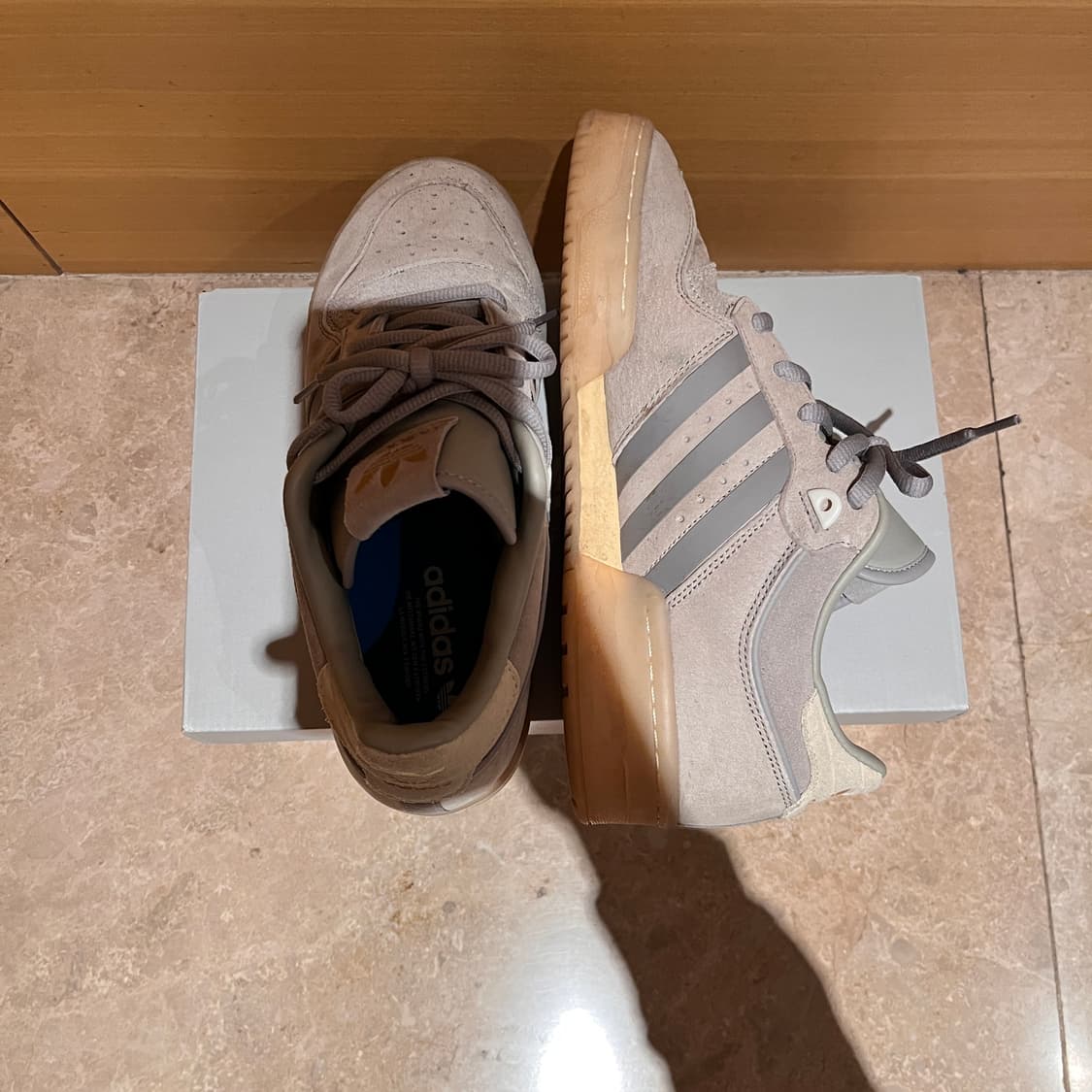 **아디다스 라이벌리 로우 86 세서미 솔리드 그레이 신발 상품이미지5