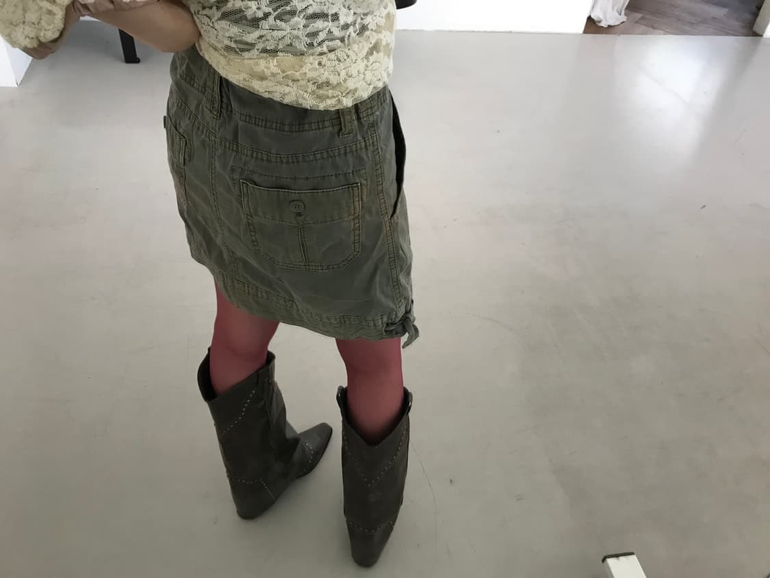 vintage cargo skirt 상품이미지5