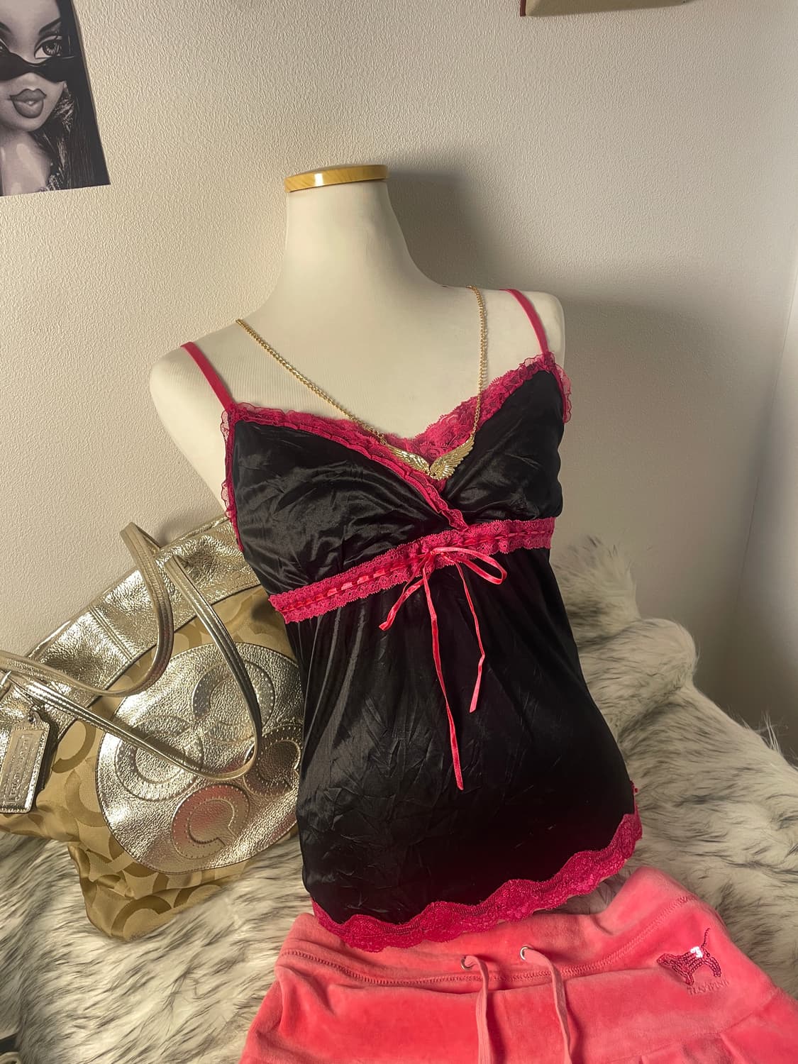 빈티지 갸루 슬리브리스 상품이미지1