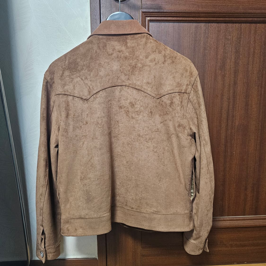 머드솔트 스웨이드 트러커자켓 타입2 카멜 상품이미지5