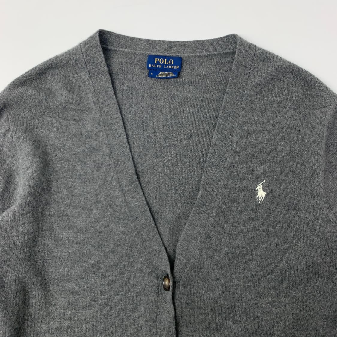 [M/정품] 폴로 랄프로렌 여성 니트 가디건 그레이 L1-0007 상품이미지3