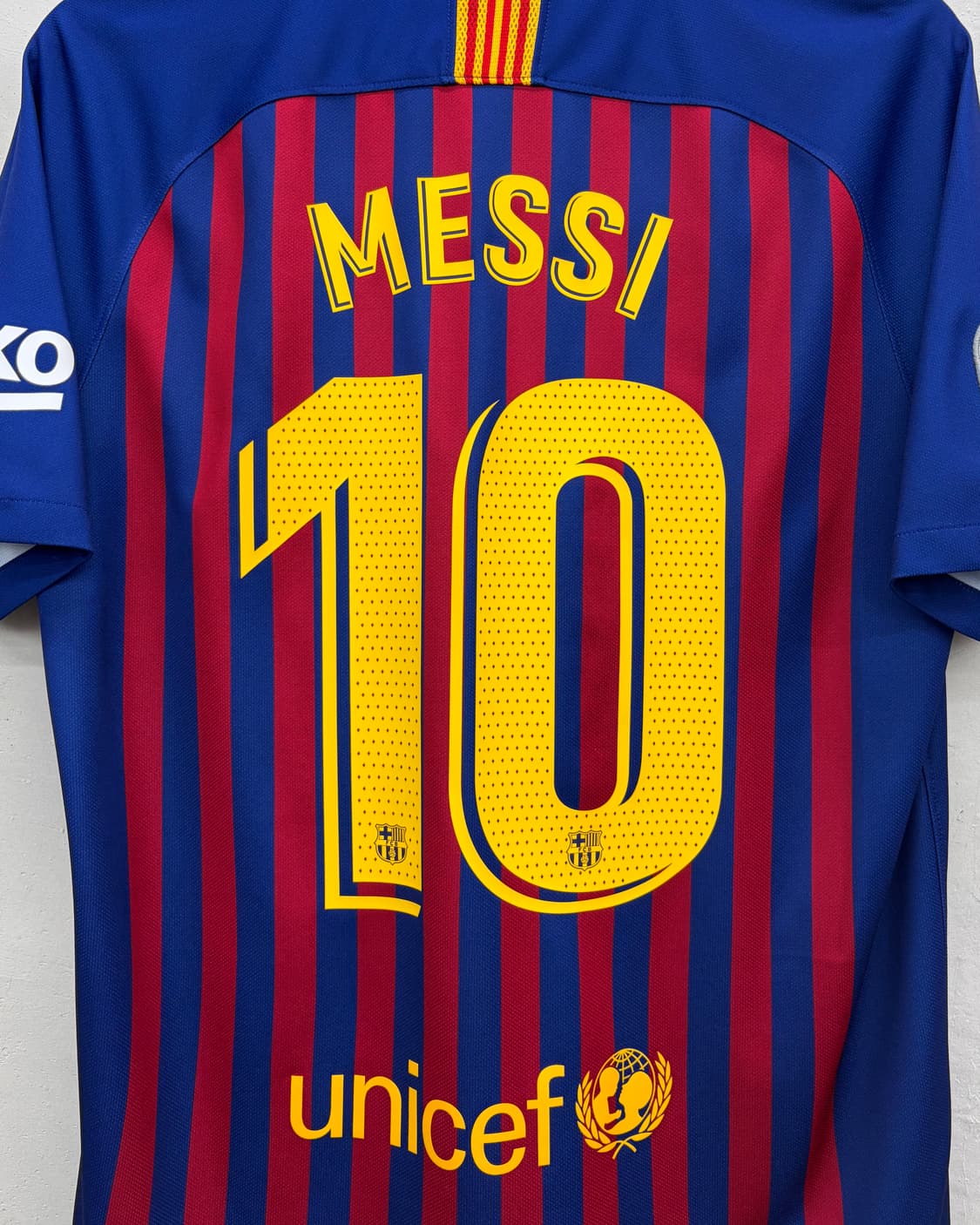 나이키 18-19 FC 바르셀로나 홈 리그.ver No.10 리오넬 메시 상품이미지2
