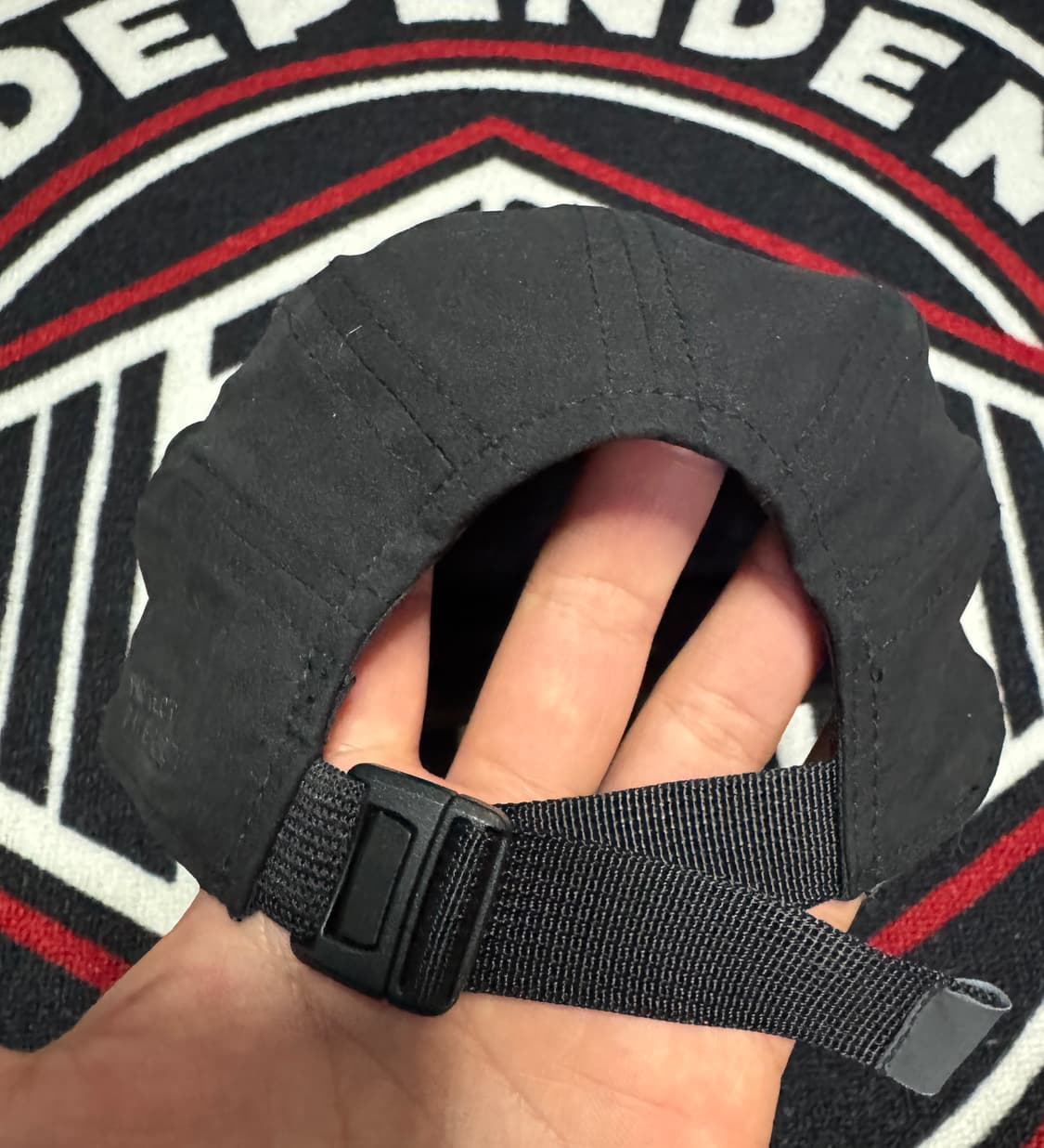 무신사 스탠다드 스포츠 라이트웨이트 러닝 캠프 캡 블랙 상품이미지5