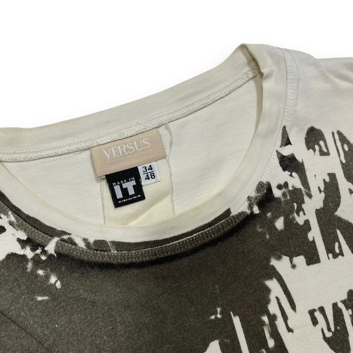 베르수스 OG 록스타 데미지 빈티지 반팔 티셔츠 상품이미지5