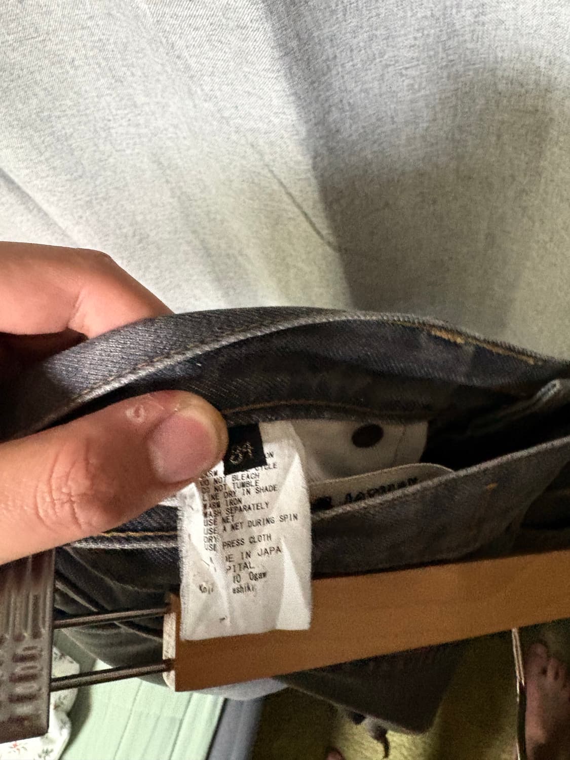 캐피탈 몽키시스코 14oz 3years 데님 34 상품이미지5