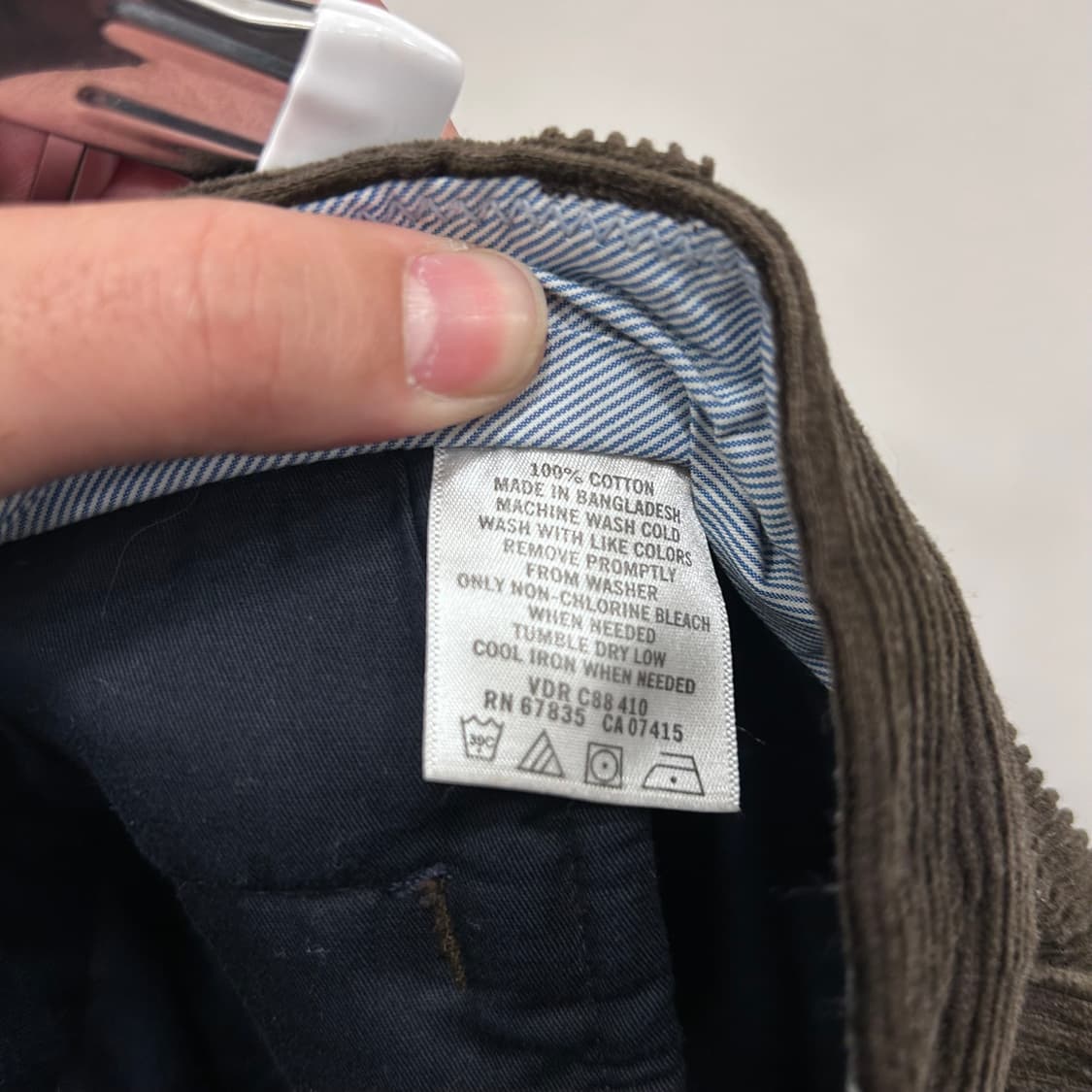 노티카 리거 클래식핏 코듀로이 퍼티그팬츠 상품이미지4