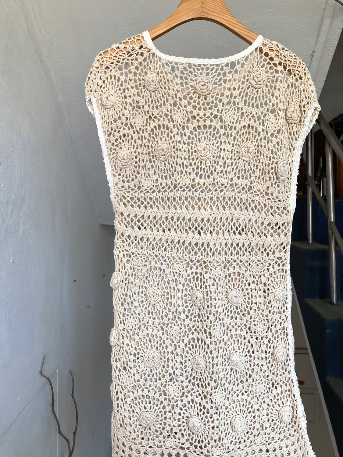 크로셰 꽃알맹이 레이어드 원피스 상품이미지6