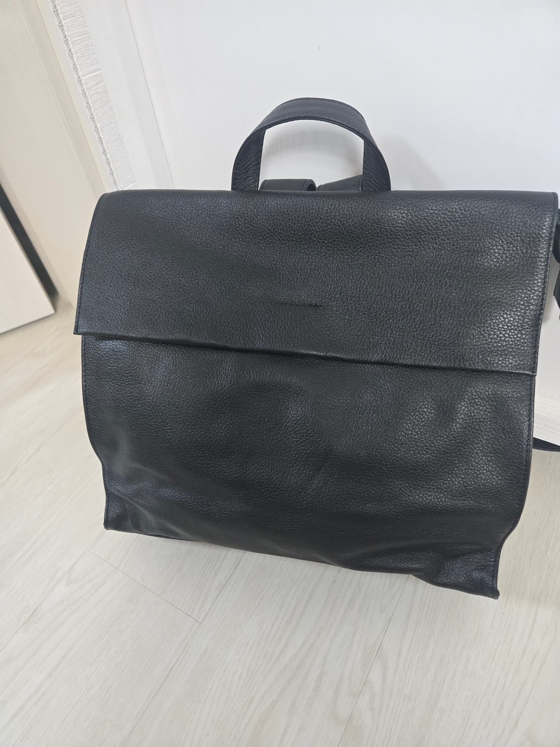 ear PAPILLONNER스퀘어 레더 백팩  상품이미지5