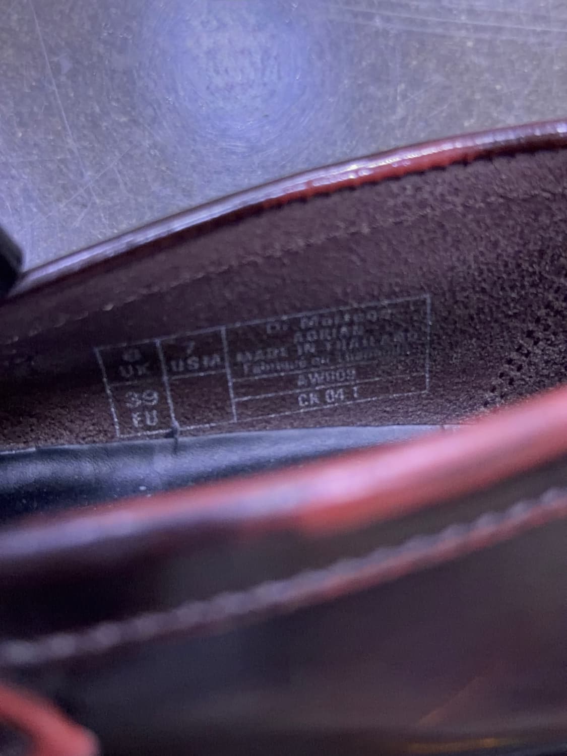 닥터마틴 아드리안 테슬 로퍼 체리레드 250 상품이미지8