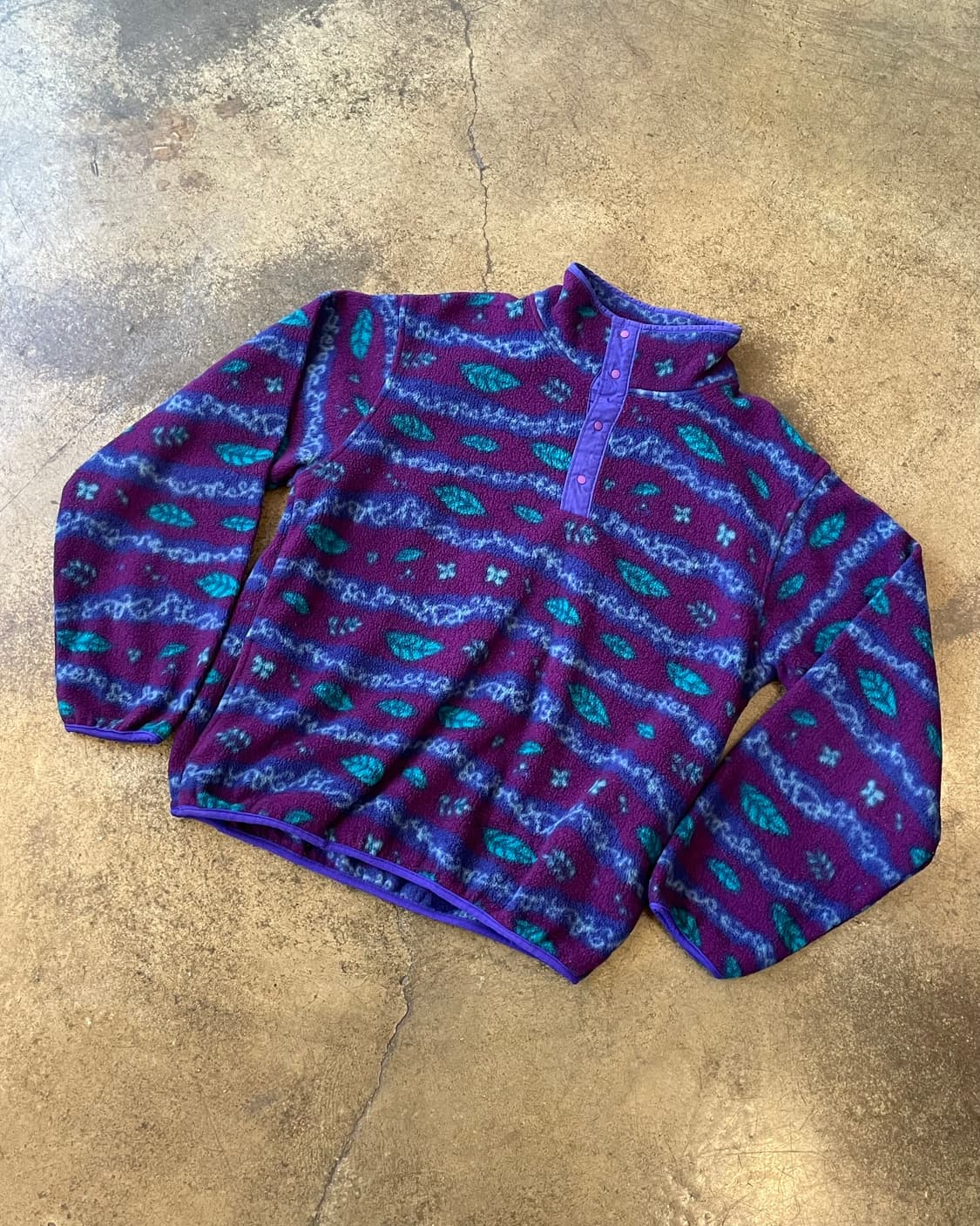 L.L. Bean pattern fleece snap-t 엘엘빈 스냅티 상품이미지4