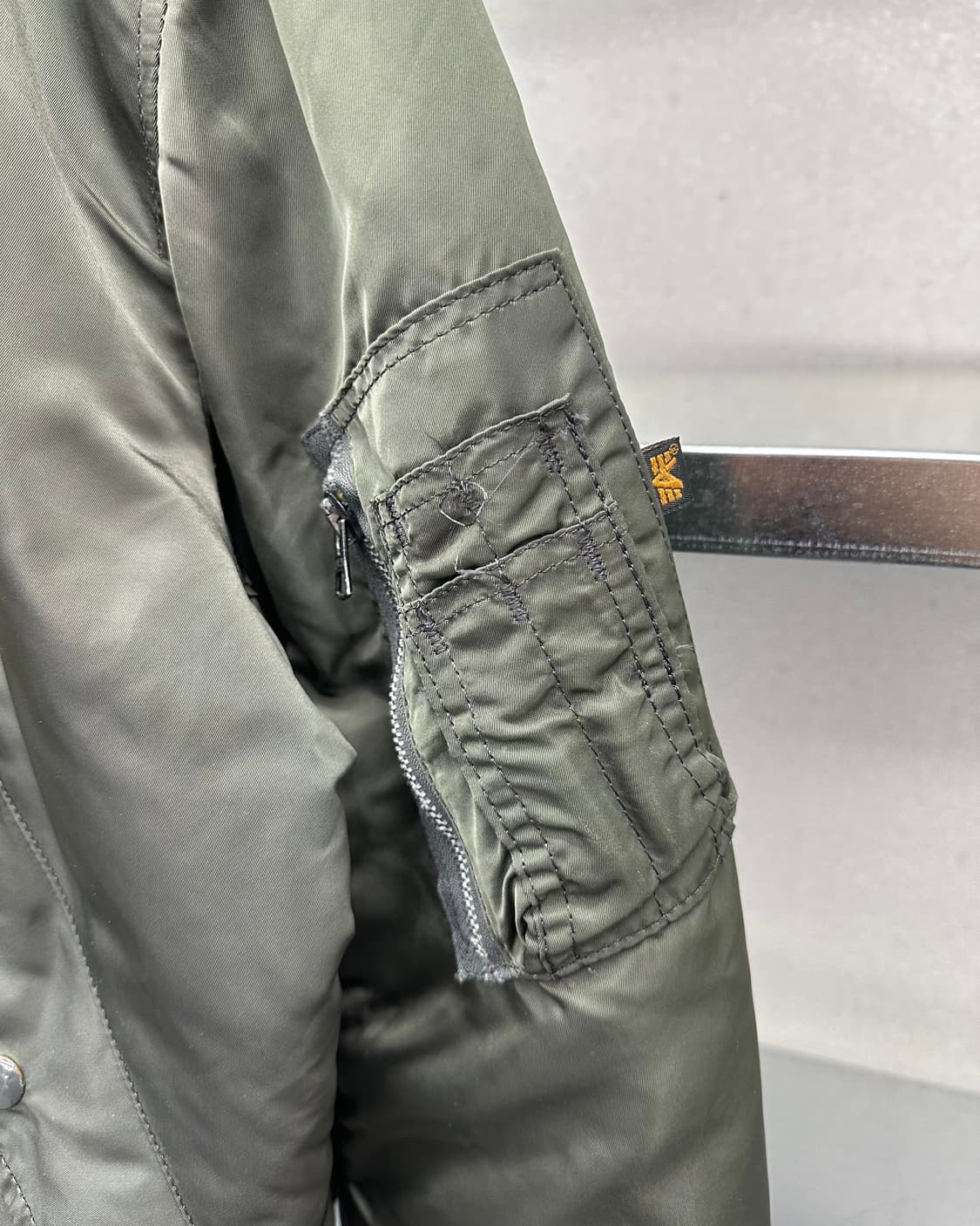 (XL)90'S ALPHA M-65 항공자켓-M1986 상품이미지4