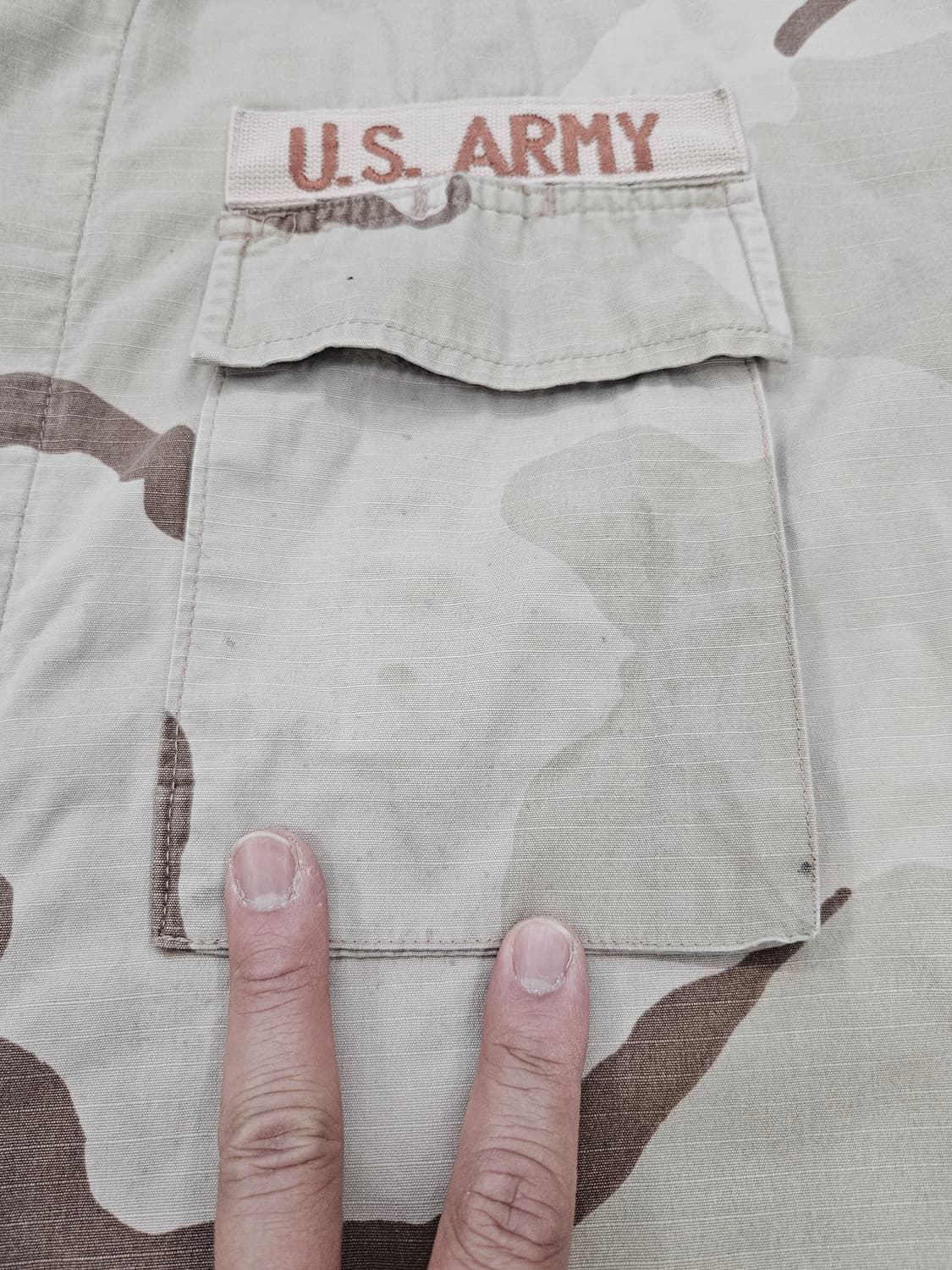 [최종할인] 00'US ARMY 풀패치 사막3색 BDU L-R 105 상품이미지10