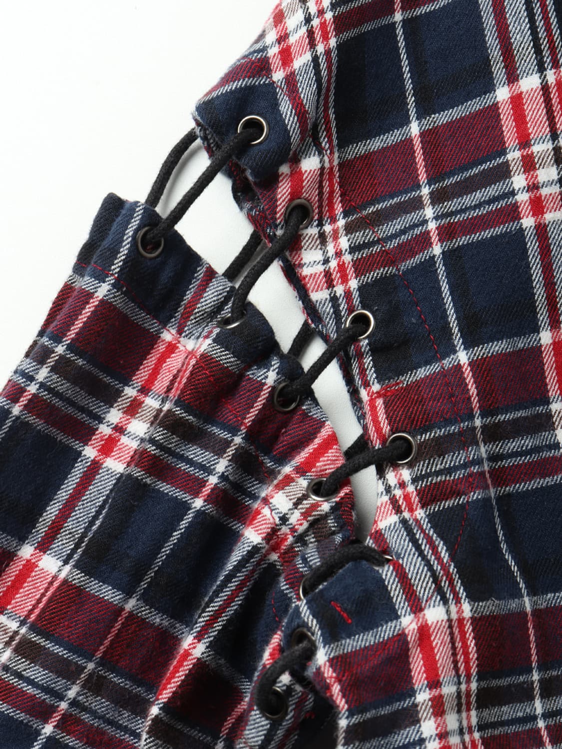 스투시 STUSSY Cut-Out Shoulder Plaid Shirt 상품이미지8