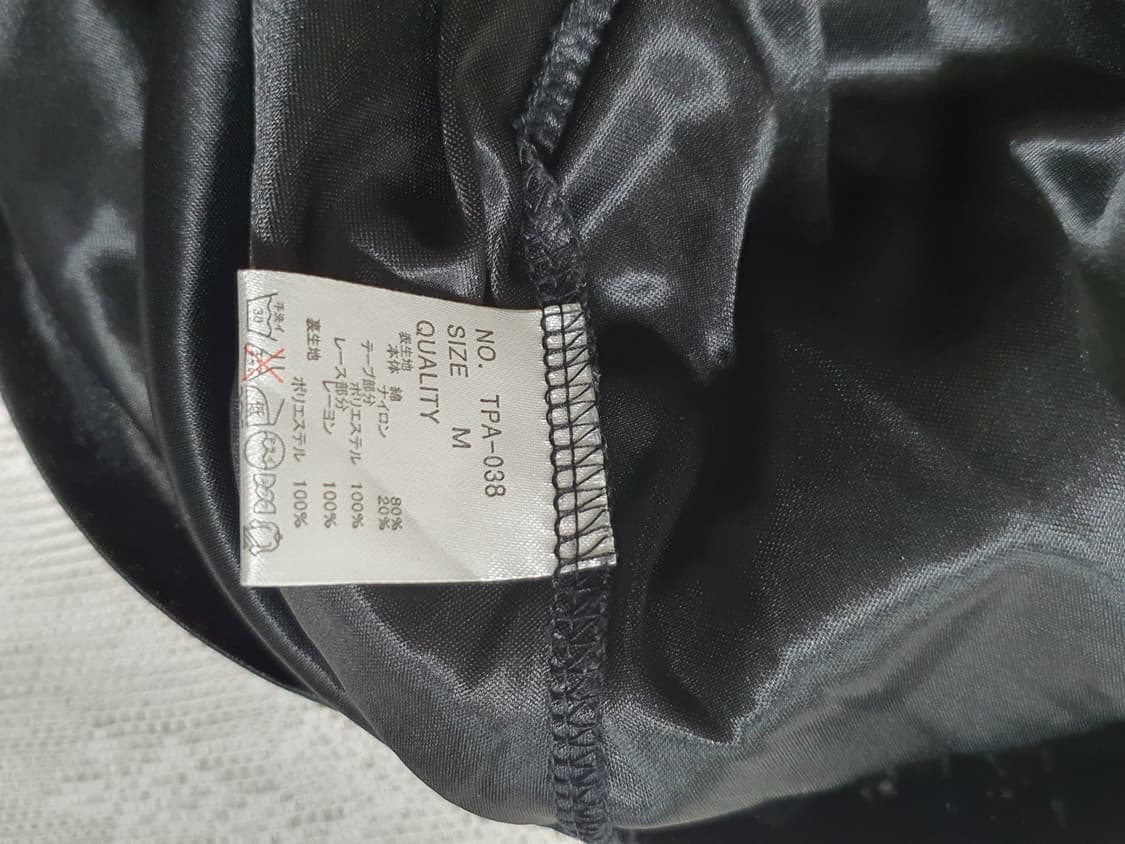 [일본빈티지] 모리걸 와구리 블랙 레이스 반팔 원피스 상품이미지9