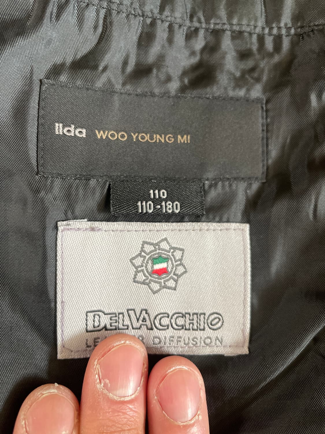 WOOYOUNGMI 우영미 IIDA 웨스턴 무드 양가죽 스티치 레더자켓 상품이미지8