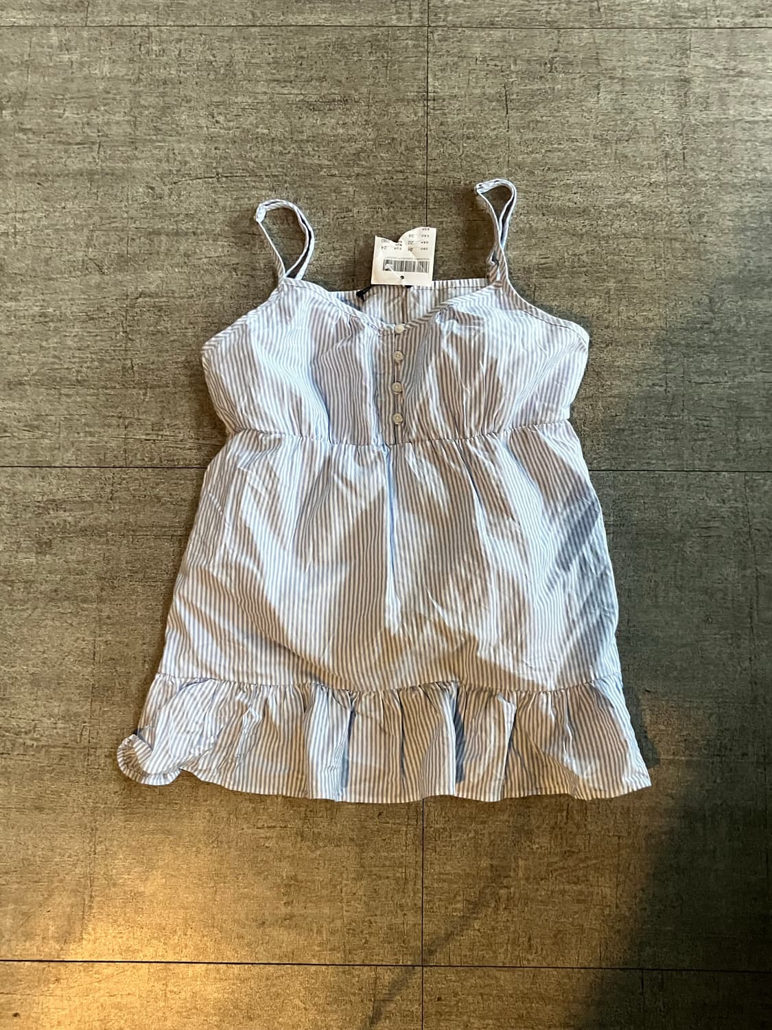 일본빈티지 badya 하구미모리걸 달천깔페어리 슬리브리스 나시탑 상품이미지1