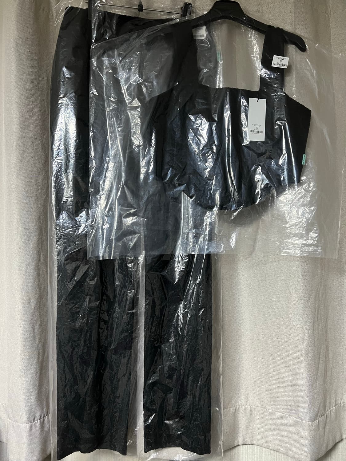 트위드셋업/새상품/약30%저렴) 트위드 크롭탑+부츠컷 /인스턴트펑크 상품이미지2