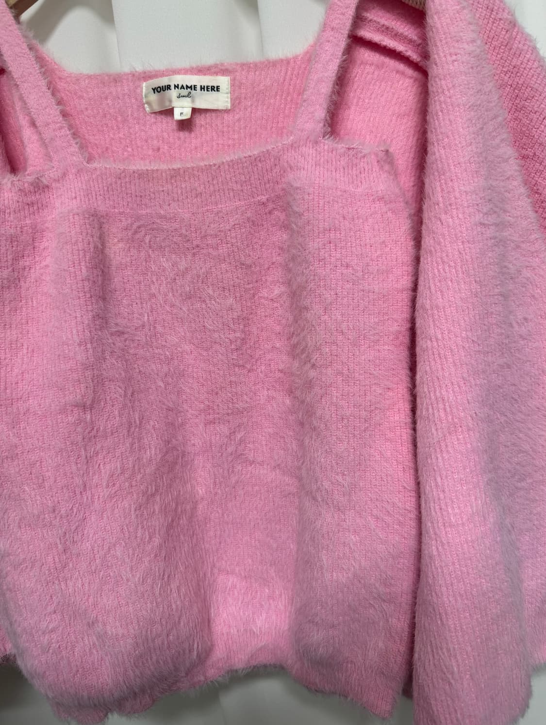 유어네임히얼 촉촉이 가디건 나시 세트 상품이미지5