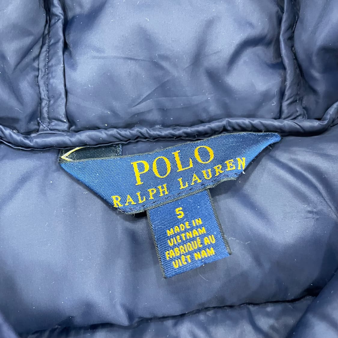 키즈5 폴로 빅로고 패딩 상품이미지3