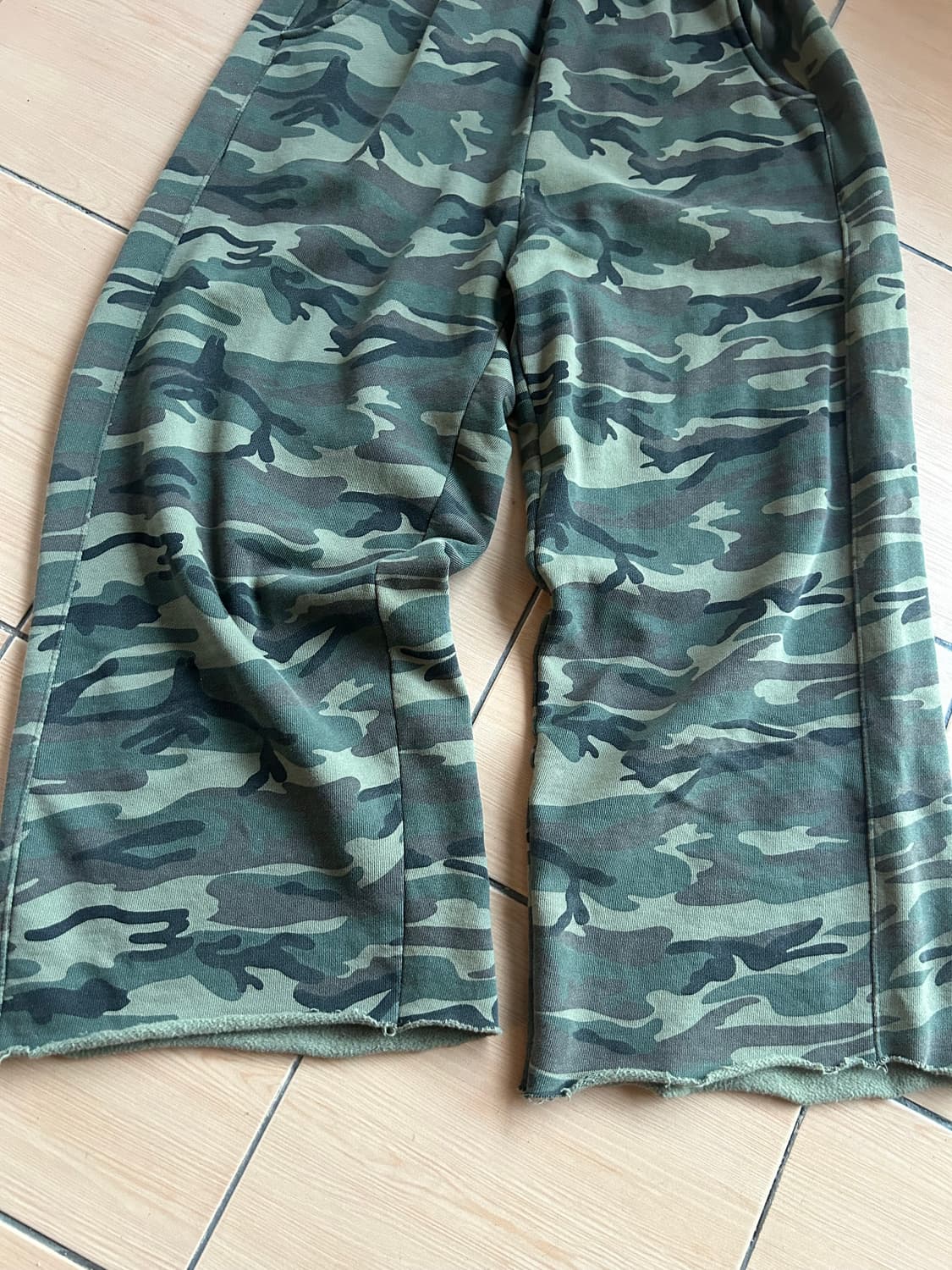 카모 와이드 스웻팬츠 상품이미지5