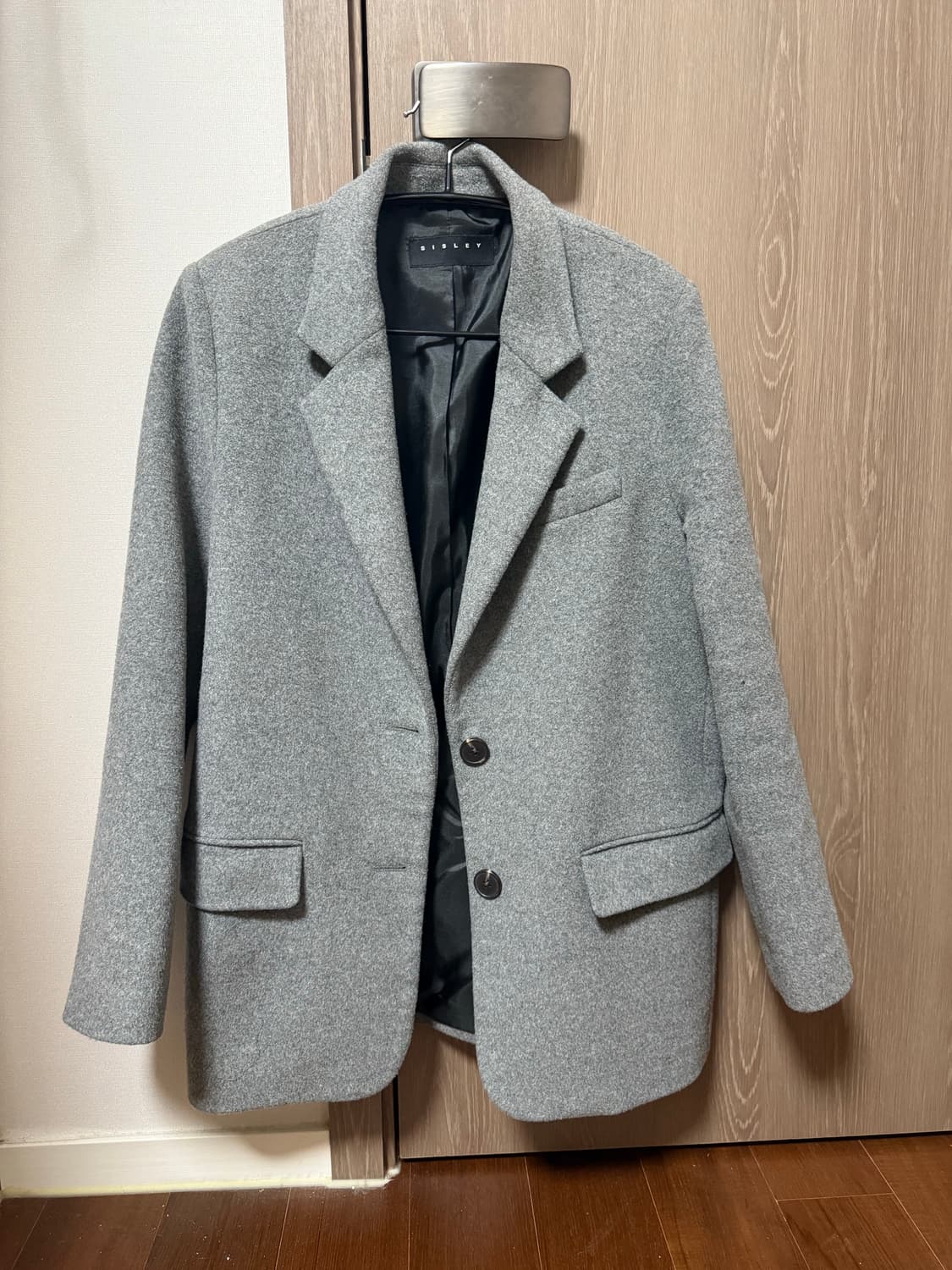 시슬리 그레이 울 정장 자캣 상품이미지1