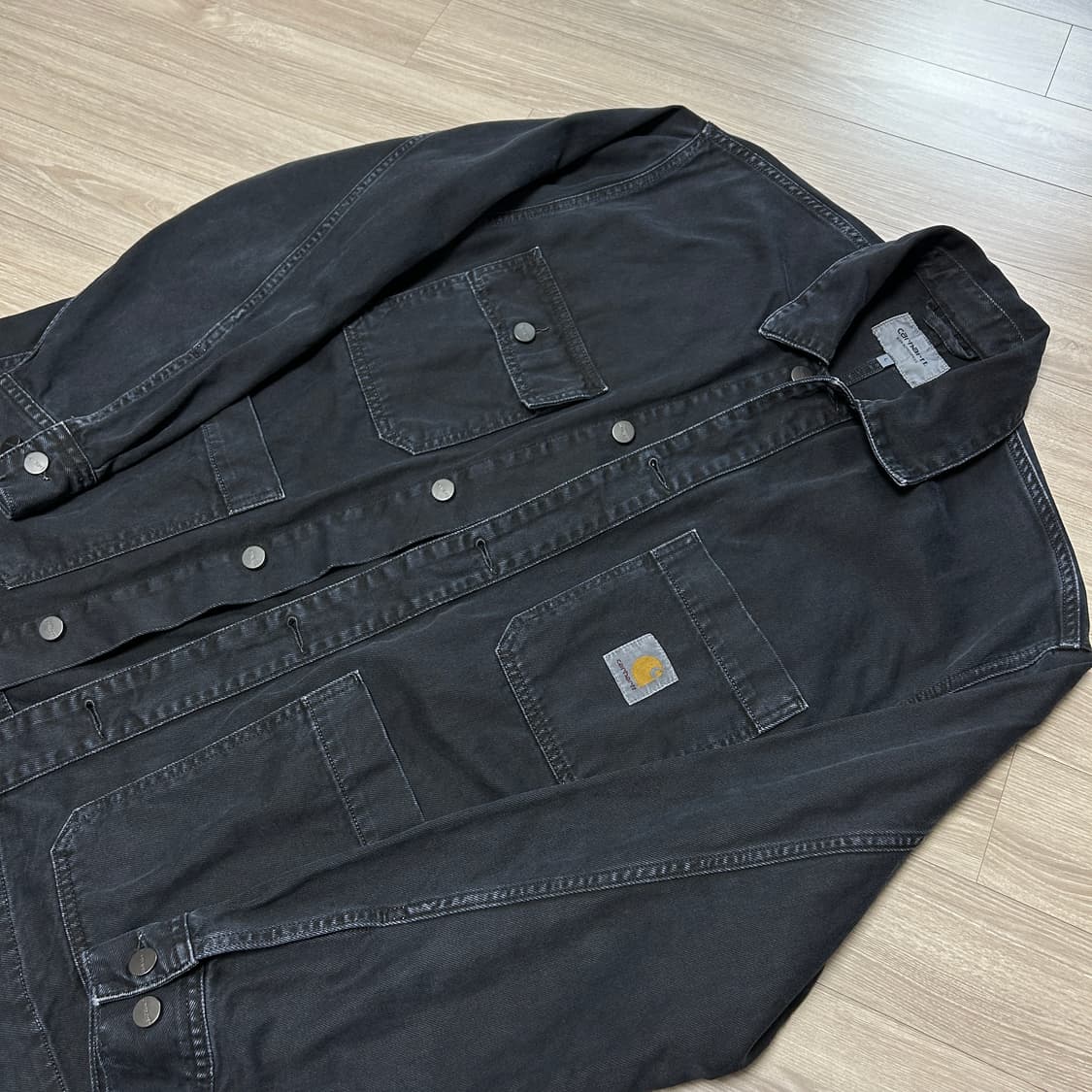 [L/라지] 칼하트WIP 개리슨 코트 초어자켓 블랙 상품이미지2