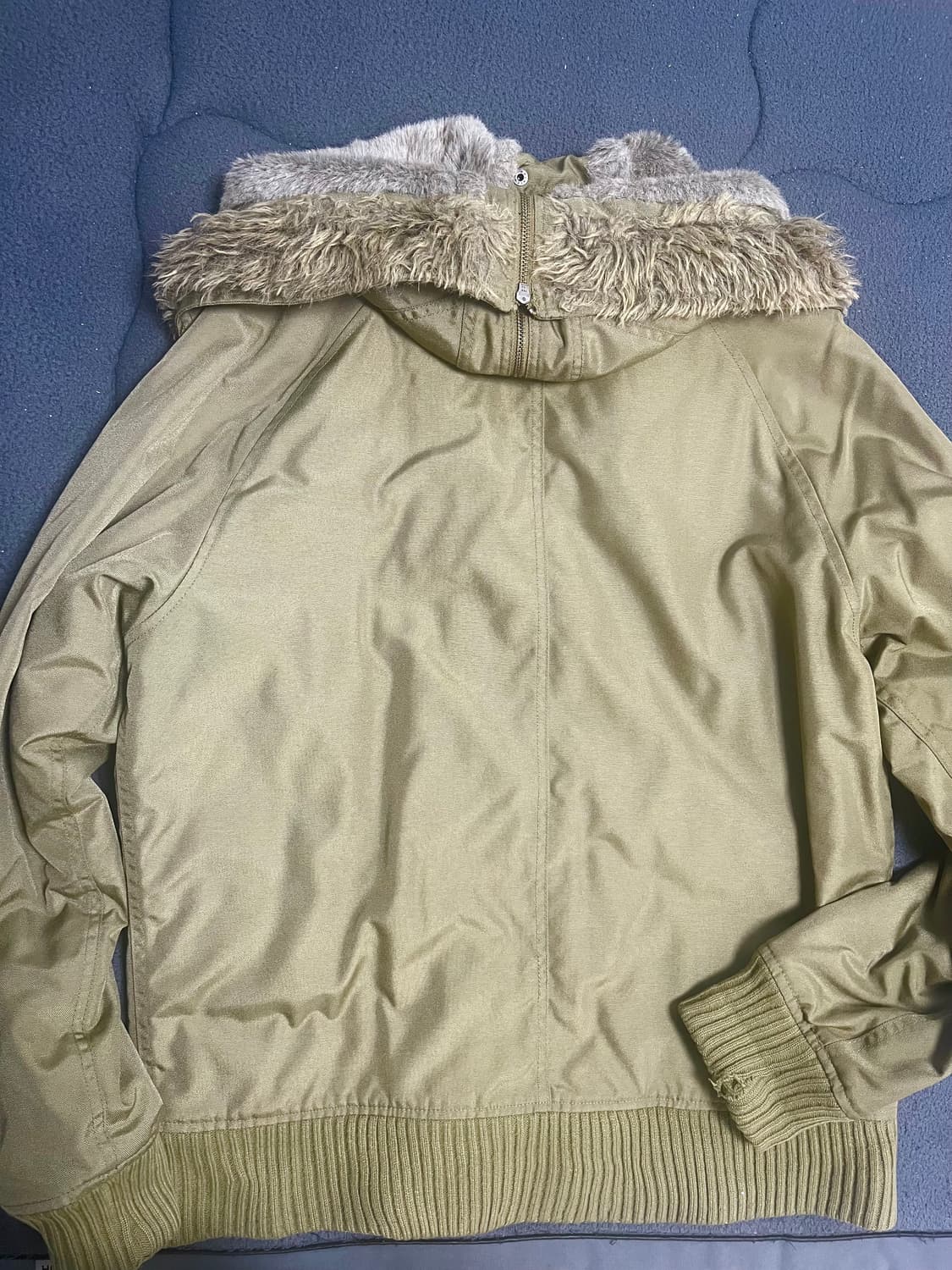 [L] 울리치 N2B 퍼 후드 자켓 카키 상품이미지4