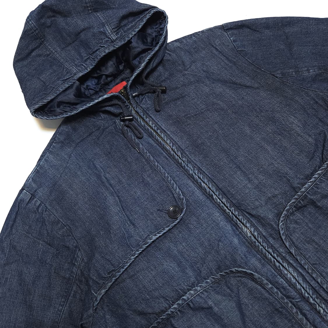 00s 리바이스 Levis 워싱 데님 파카 야상 자켓 상품이미지5