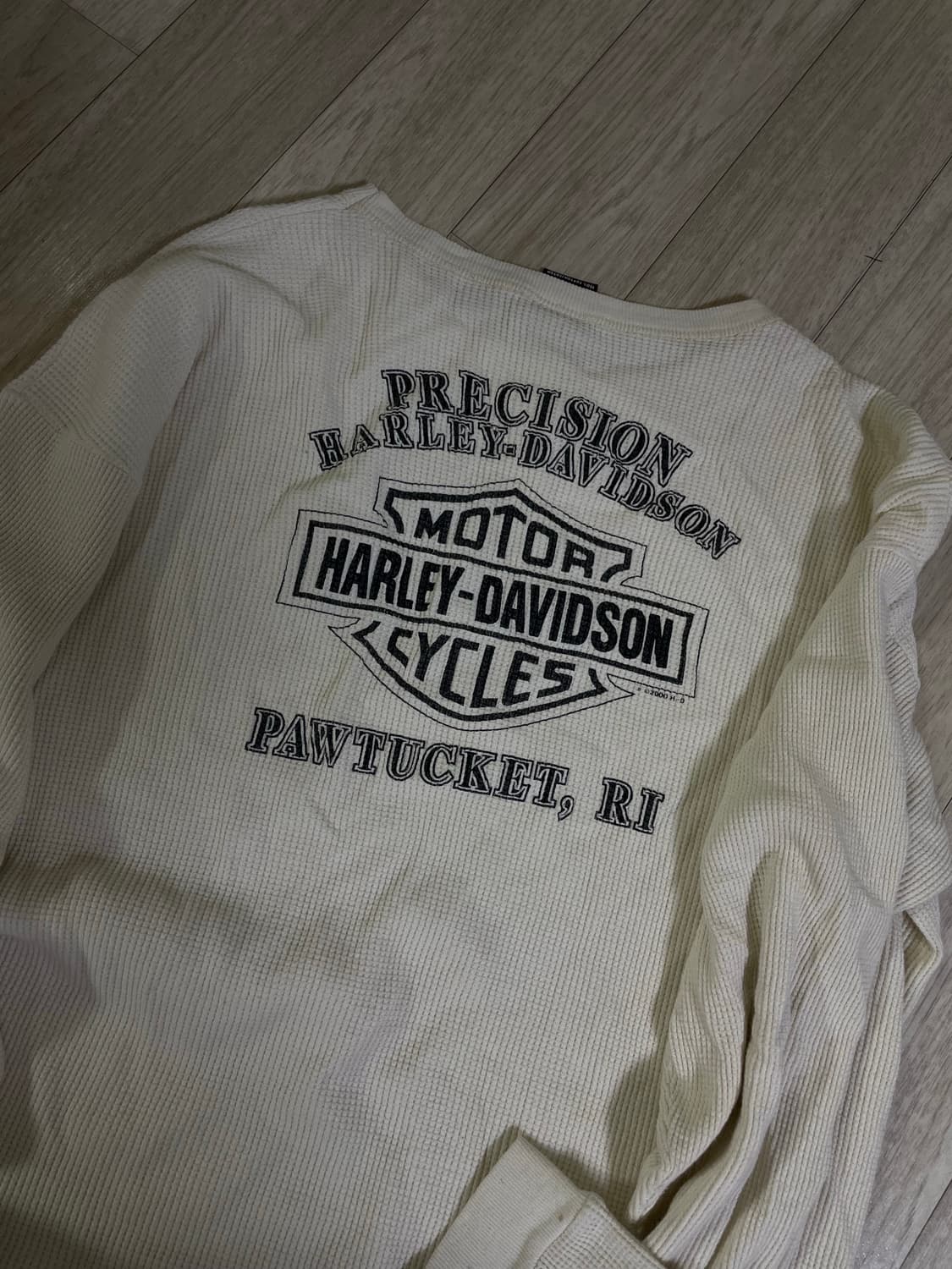 [L-XL]할리데이비슨 와플 롱슬리브 상품이미지1