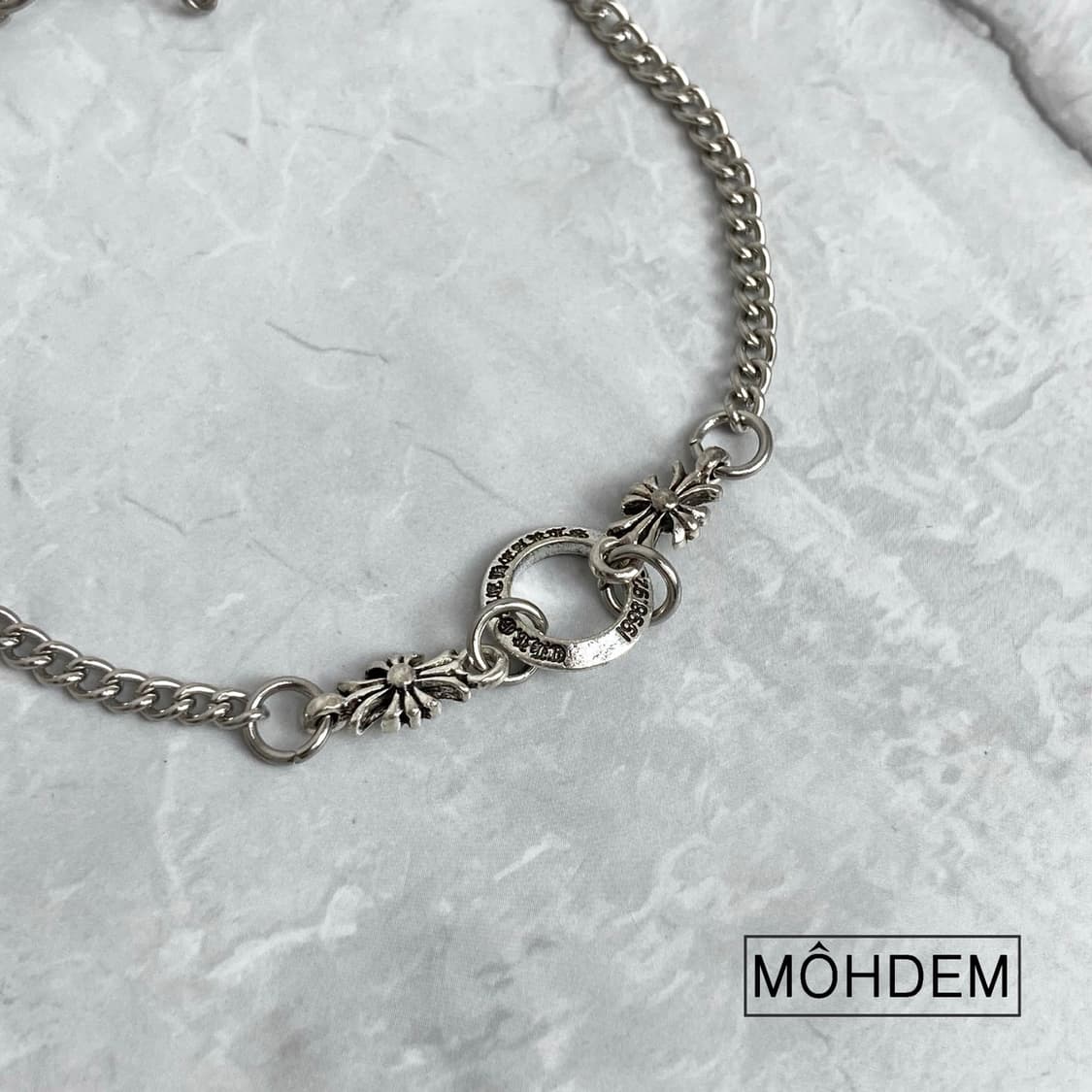 크로스4 실버 체인팔찌 상품이미지7