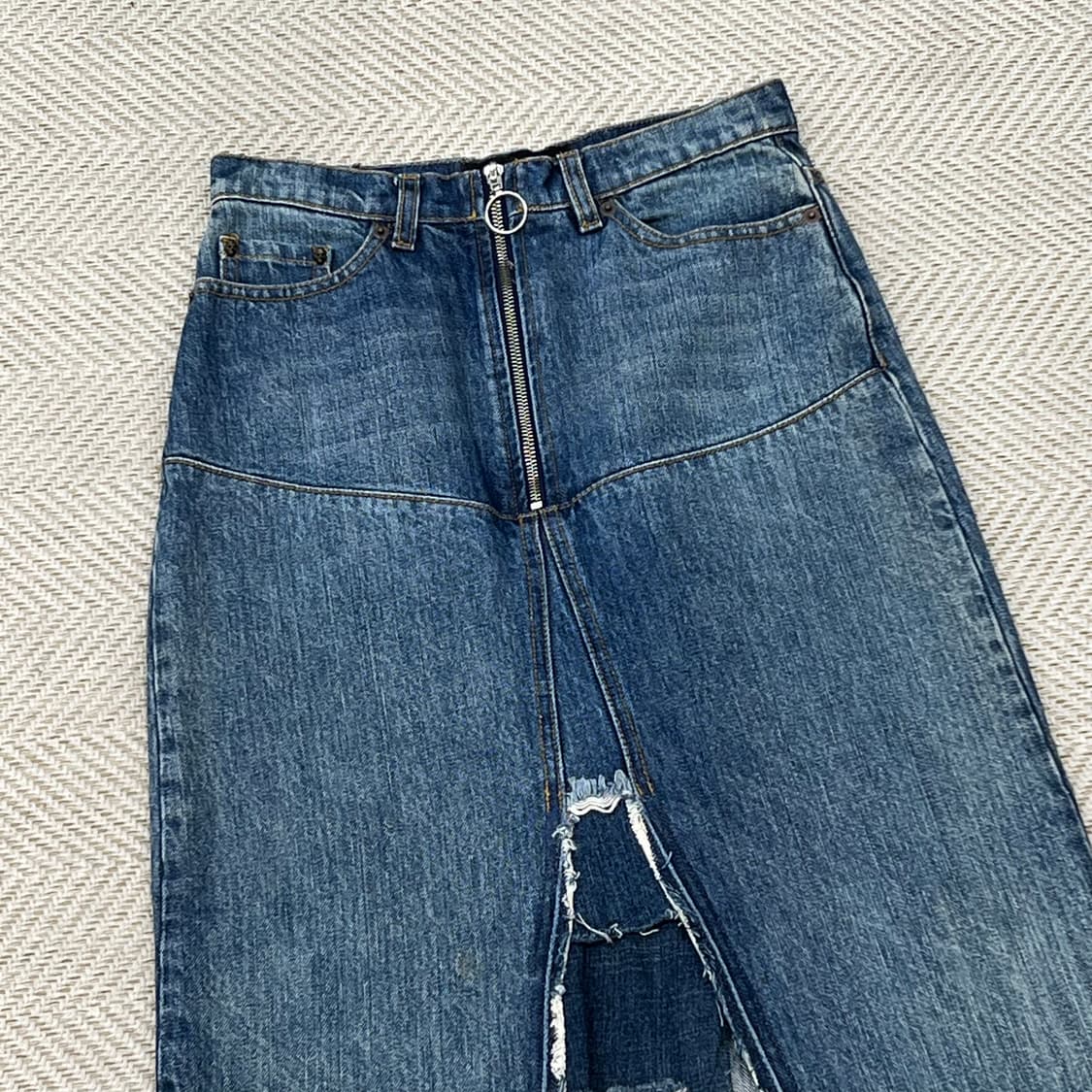 더쿠플스 데님스커트 r3390 상품이미지3