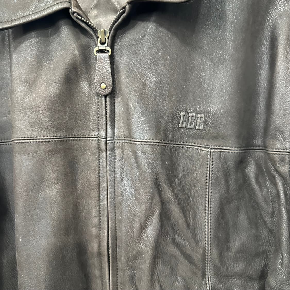 90’s LEE 소가죽 자켓 상품이미지3