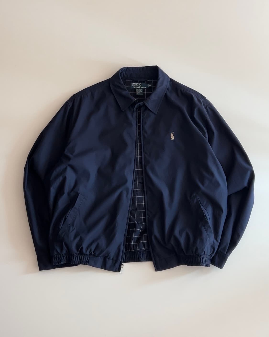 폴로 랄프로렌 네이비 폴리쉘 바이스윙 자켓 XL 상품이미지1