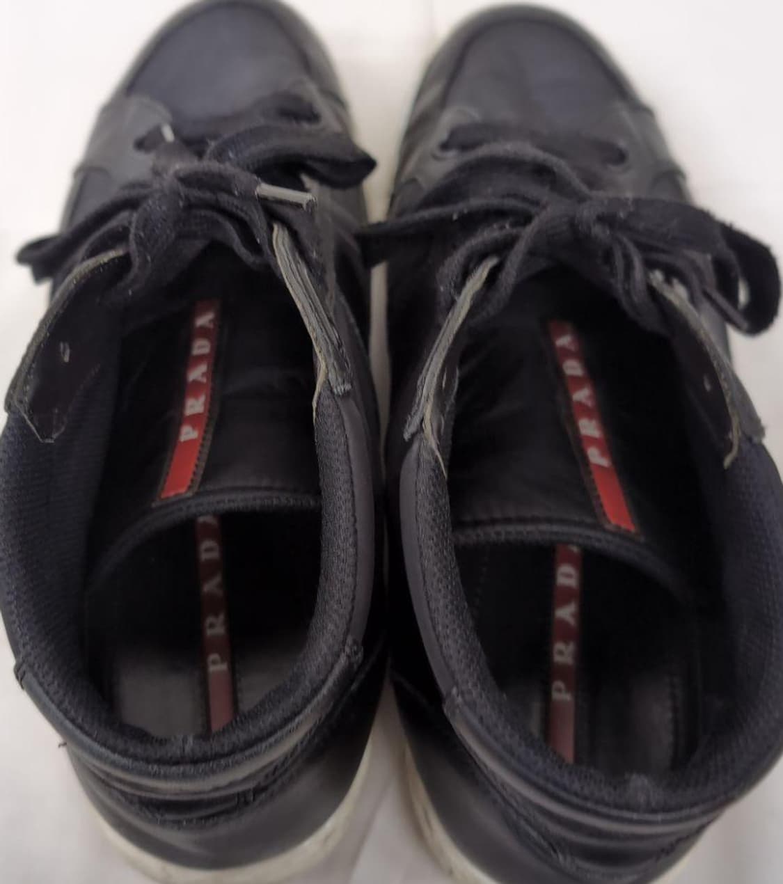 프라다 스포츠 레더 하이탑 상품이미지2